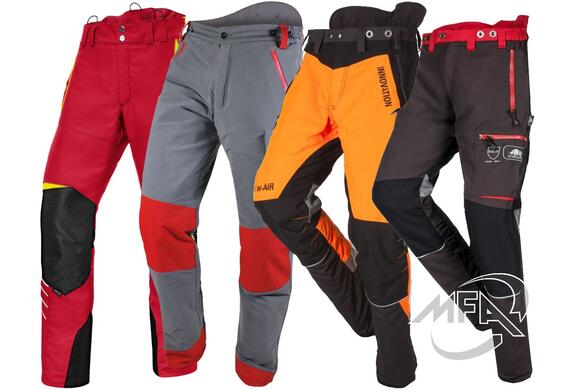 Vêtement et pantalon spécial bucheron