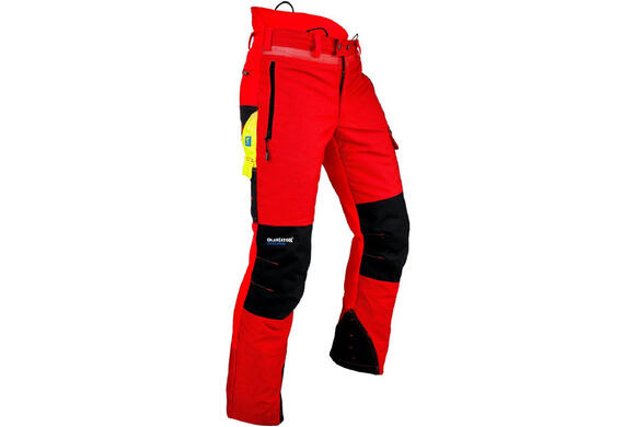 Pantalon anti-coupure Pfanner Gladiator Ventilation - Rouge