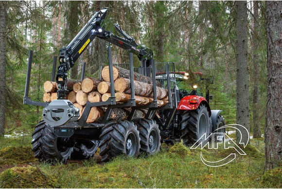 Remorque forestière MWD 3.2 avec pont moteur