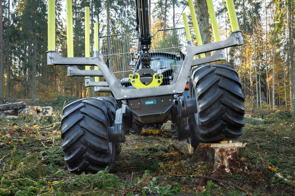 Remorque forestière MWD 3.2 avec pont moteur