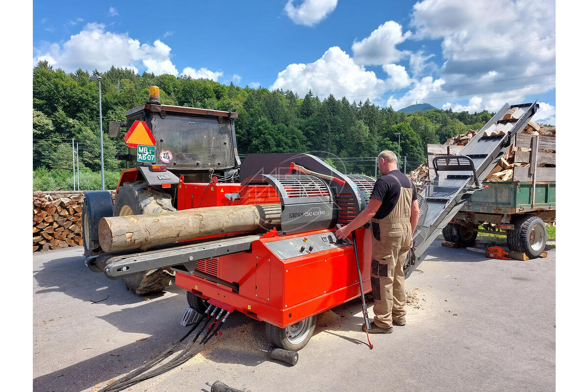 Materiel Combiné Bois De Chauffage, Scieur, Fendeur