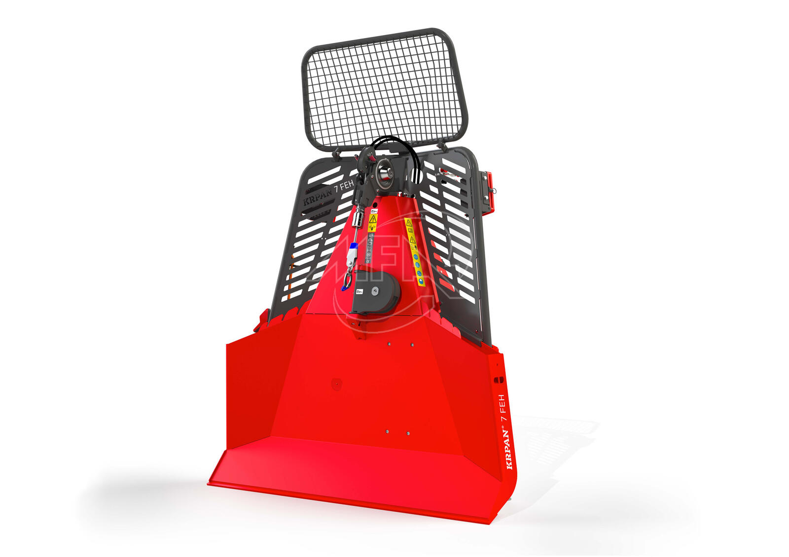 Treuil à commande électrohydraulique avec radiocommande + poulie déroulante V.2024