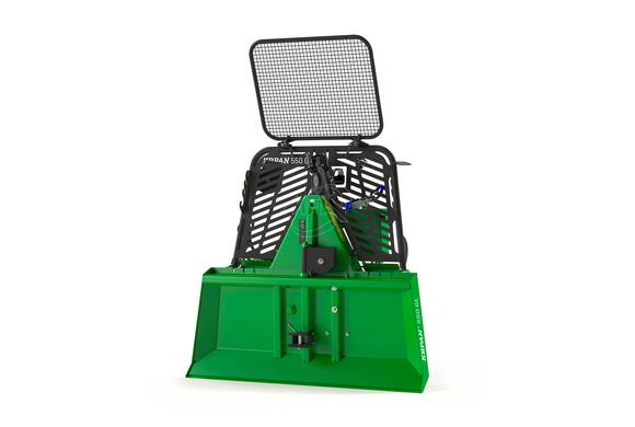 TREUIL Electrohydraulique KRPAN 550GL 1.7M  Câble de 100M + Poulie à Déroulement Hydraulique AVEC RADIO + Cardan + chaine 2M