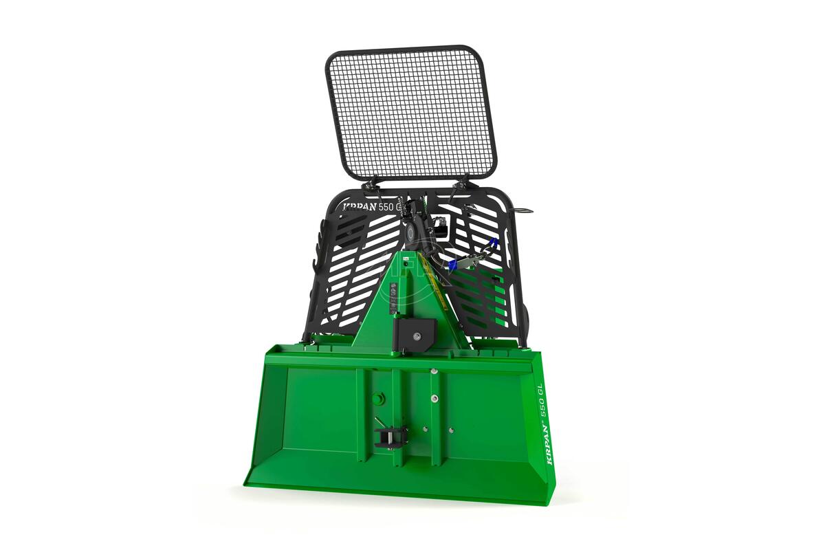TREUIL Electrohydraulique KRPAN 550GL 1.7M  Câble de 100M + Poulie à Déroulement Hydraulique AVEC RADIO + Cardan + chaine 2M