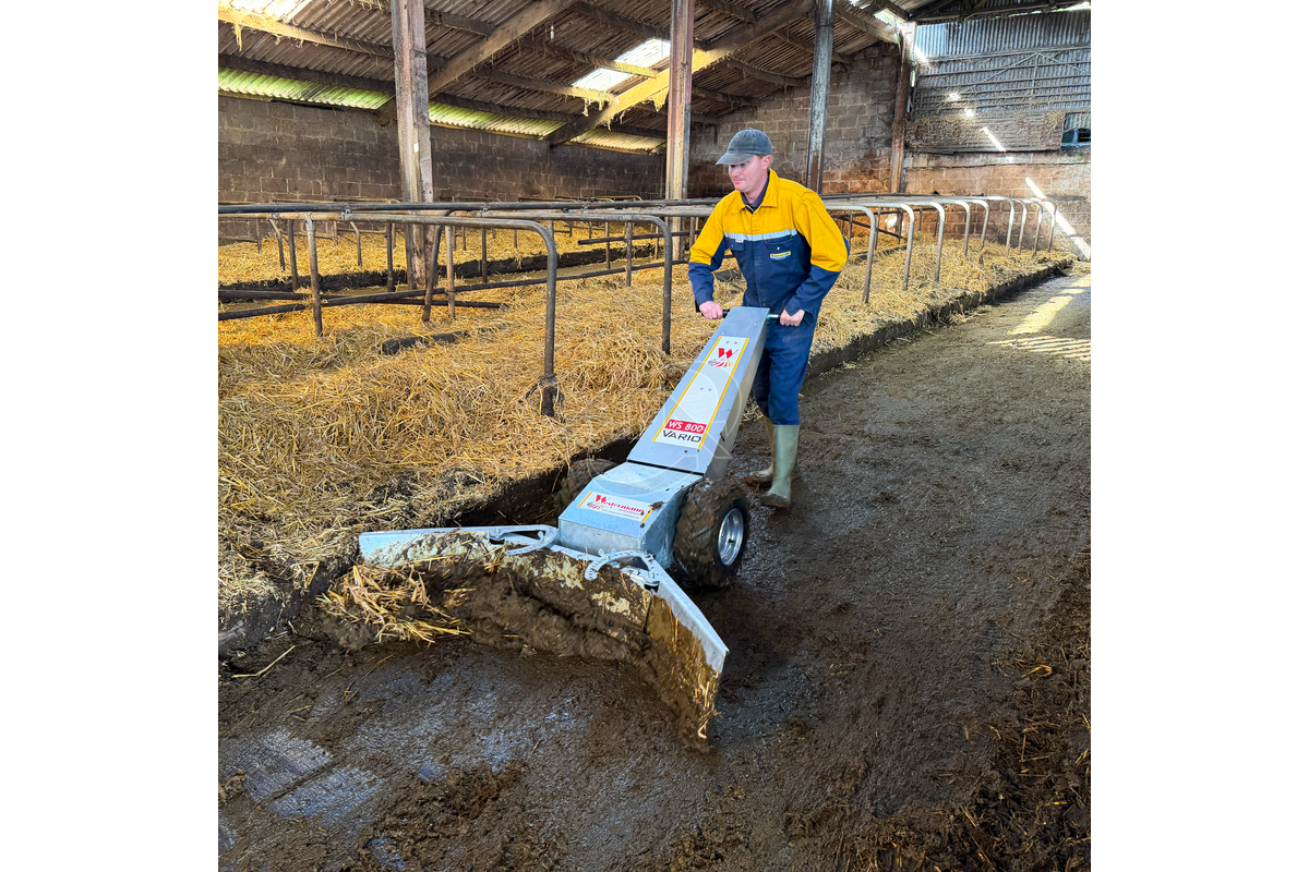 Racleur à lisier élec avec batterie