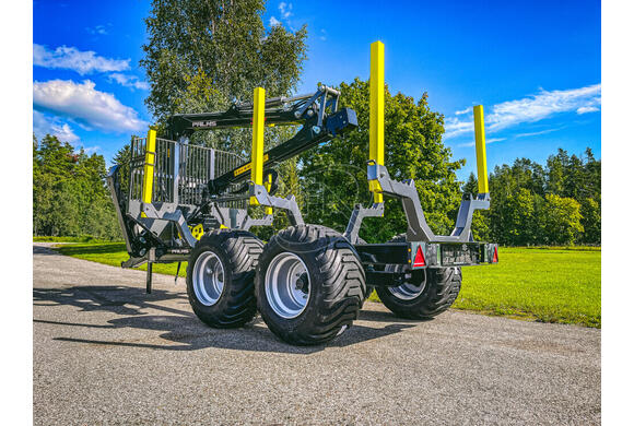 ENSEMBLE PALMS GRUE 3.67  REMORQUE 8D/BH-EU avec 8 ranchets et rallonge