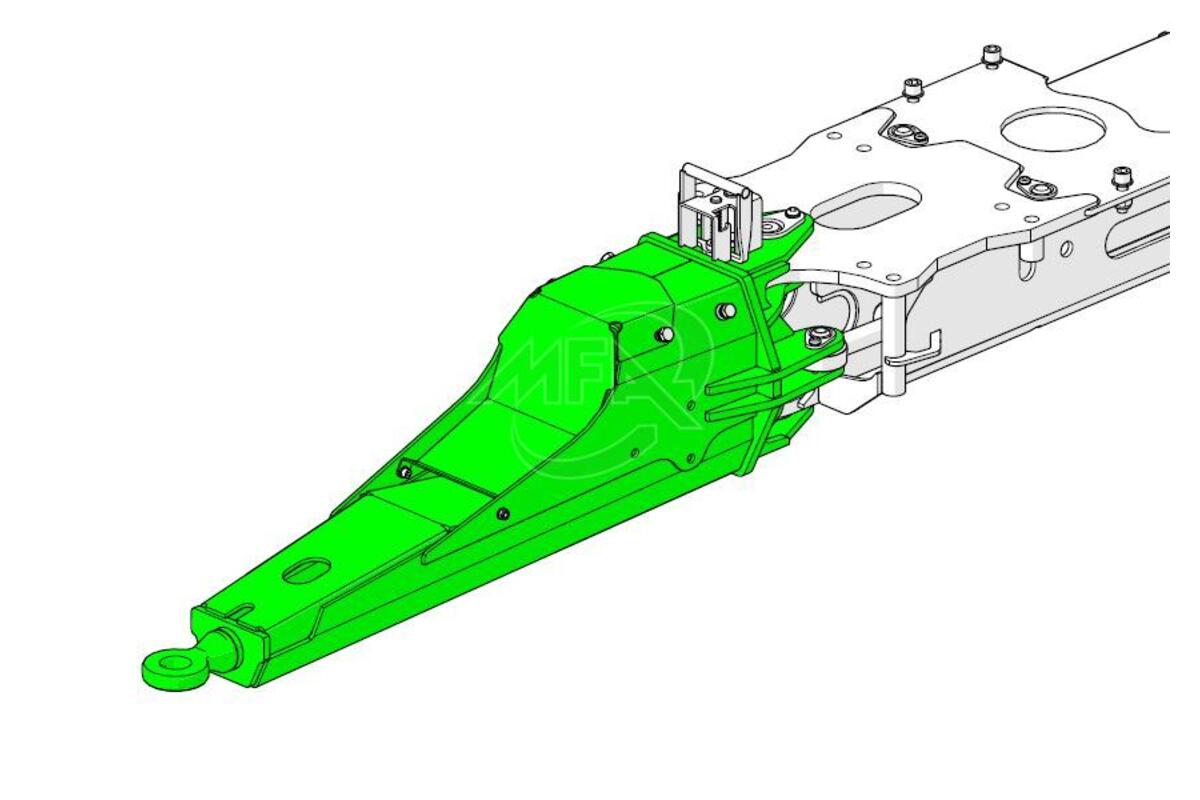 Remorque forestièrere 15T OU 19 T chassis monocoque en U
