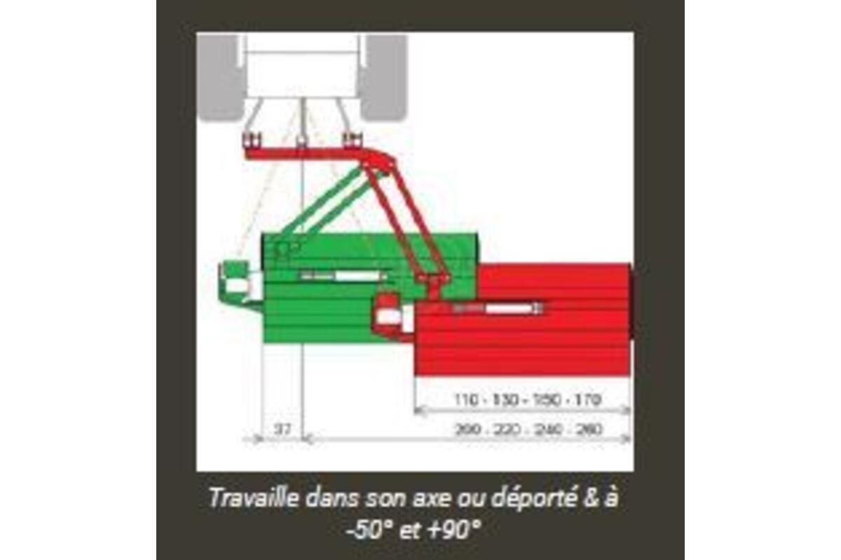 Broyeur d'accotement simple MBLS TEHNOS