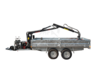 Ensemble remorque 3.5 T avec grue 4.20 m